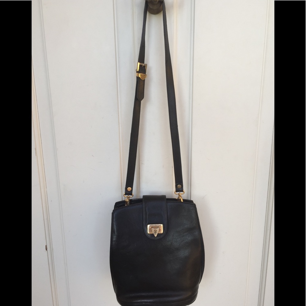 AZ ITALIAN hard leather purse bag backpack style - Picture 5 of 8